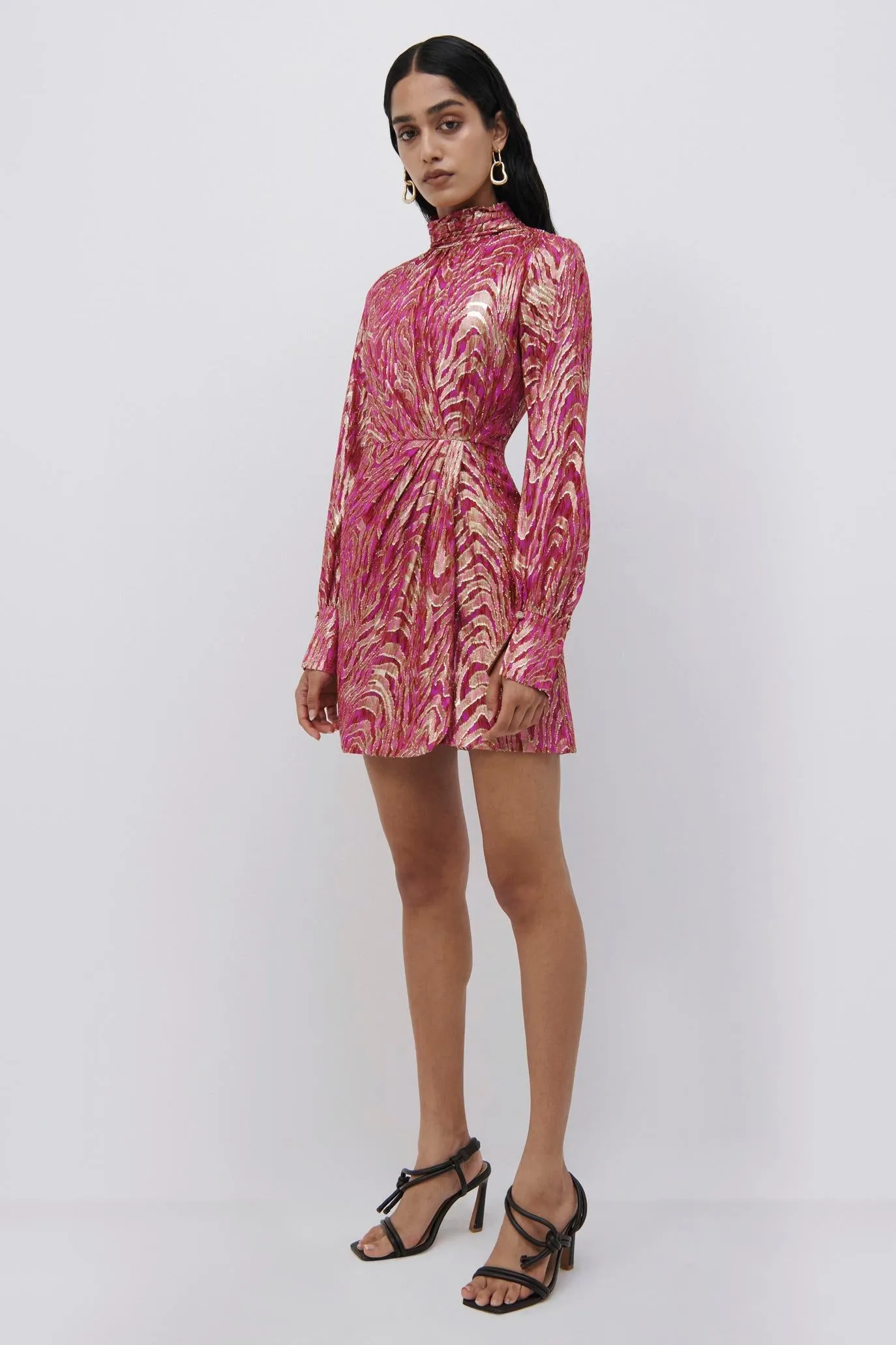 Halen Fil Coupe Mini Dress sold by Simkhai product image thumbnail 5