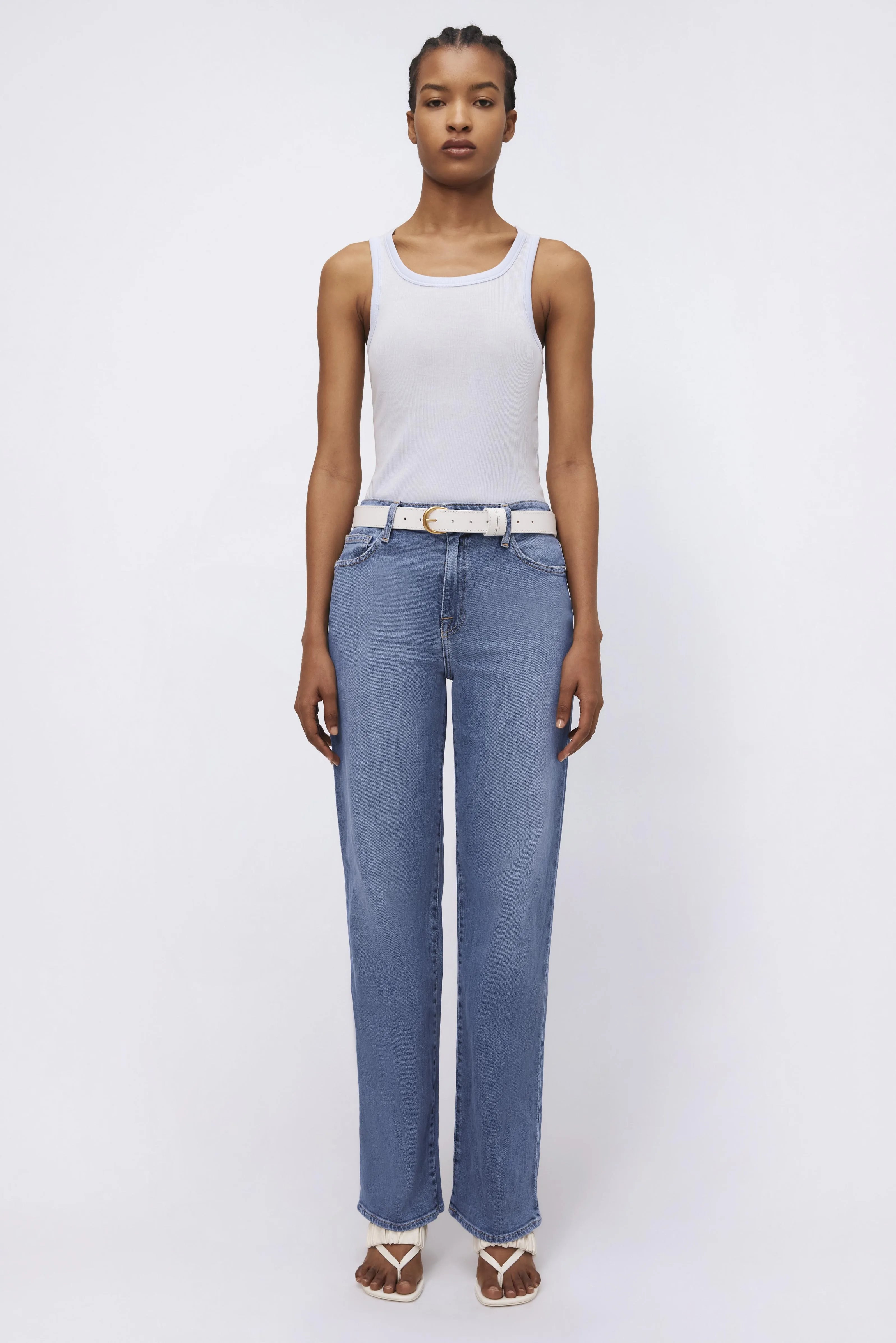 Scoop-Neck Tank sold by Simkhai