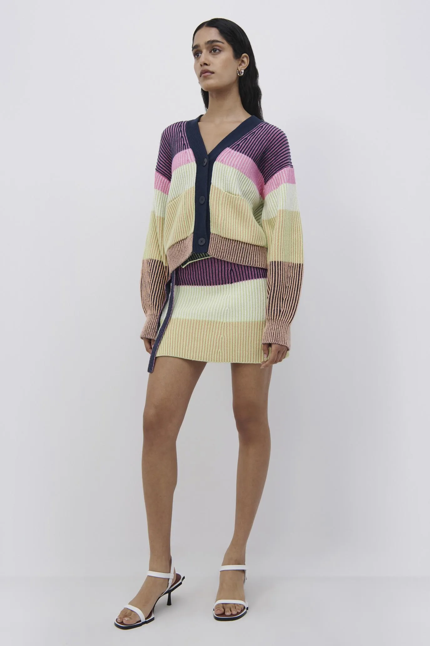 Safford Cotton Cashmere Cardigan sold by Simkhai product image thumbnail 4
