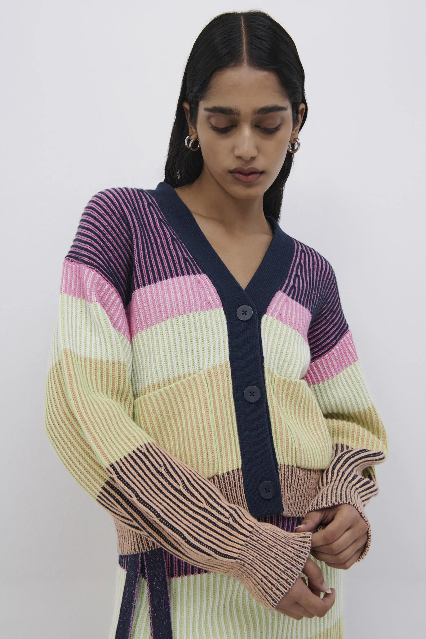 Safford Cotton Cashmere Cardigan sold by Simkhai product image thumbnail 3