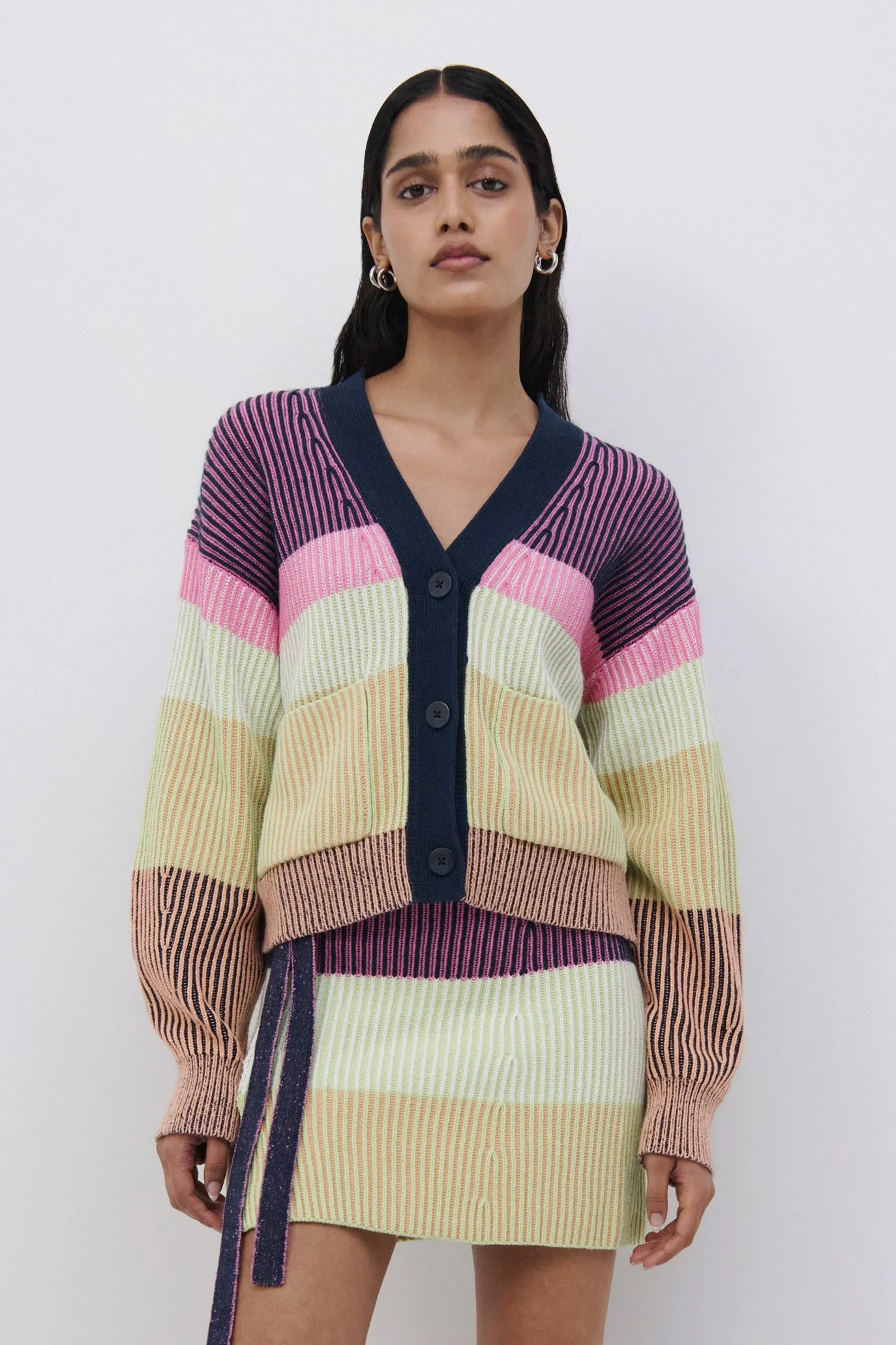 Safford Cotton Cashmere Cardigan sold by Simkhai product image thumbnail 2