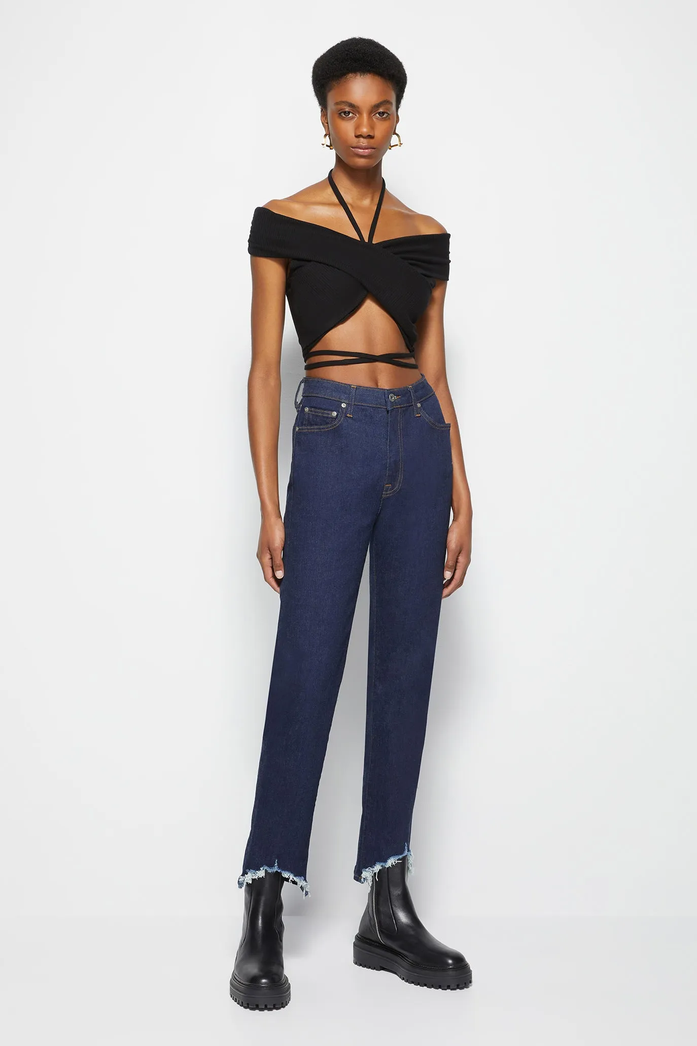 River Straight Leg Denim sold by Simkhai