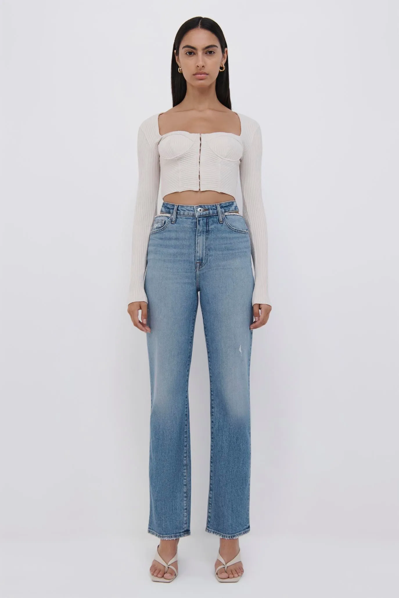 Zoella Melange Bustier Top sold by Simkhai product image thumbnail 5