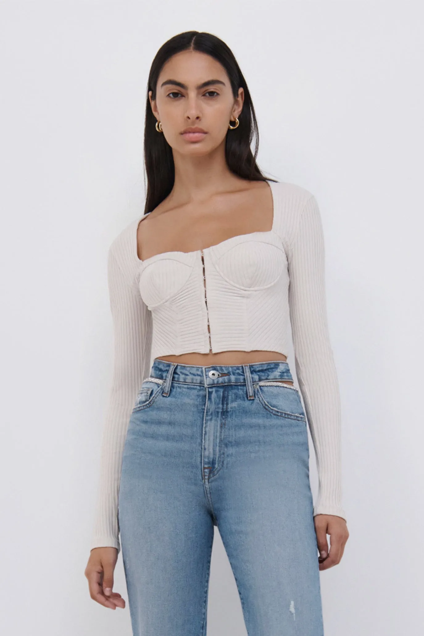 Zoella Melange Bustier Top sold by Simkhai product image thumbnail 2
