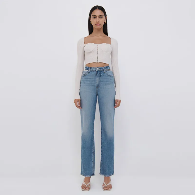 Zoella Melange Bustier Top made by Simkhai