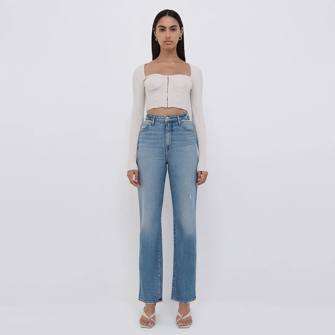 Zoella Melange Bustier Top sold by Simkhai