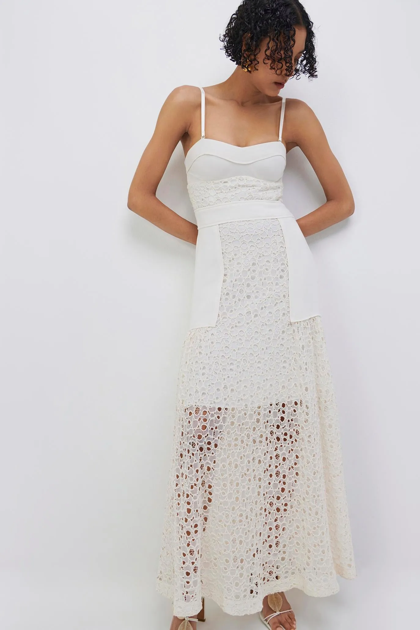 Vida Utility Lace Maxi Dress sold by Simkhai product image thumbnail 5