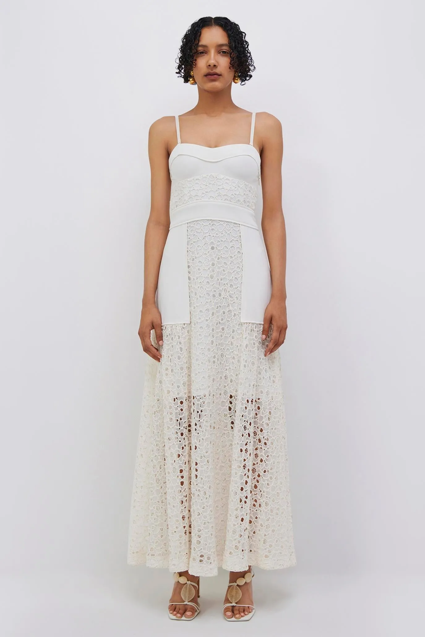 Vida Utility Lace Maxi Dress sold by Simkhai product image thumbnail 4