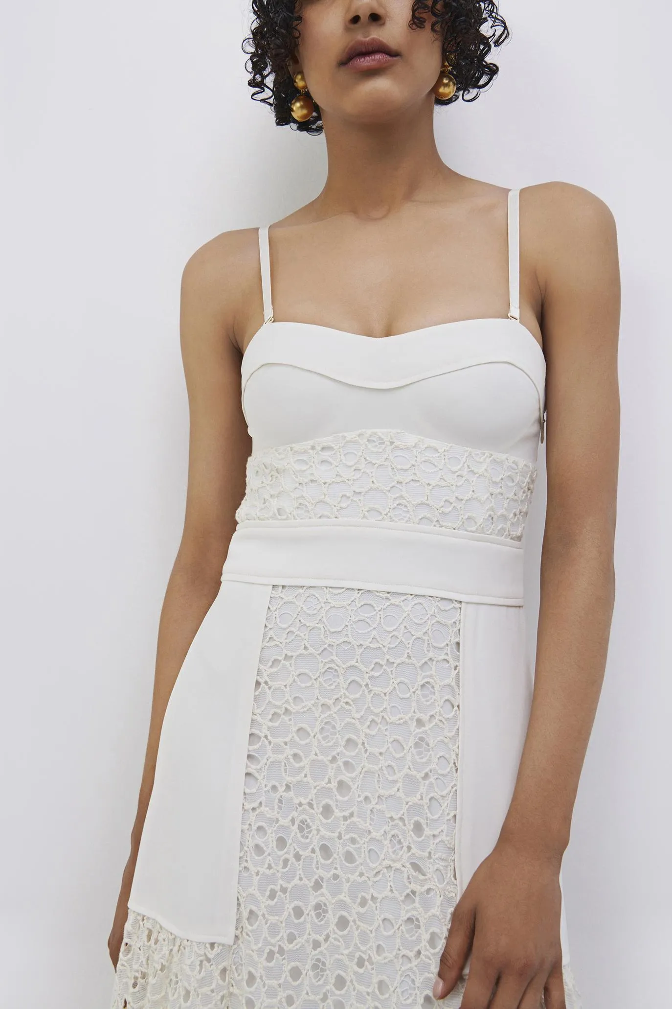 Vida Utility Lace Maxi Dress sold by Simkhai product image thumbnail 3