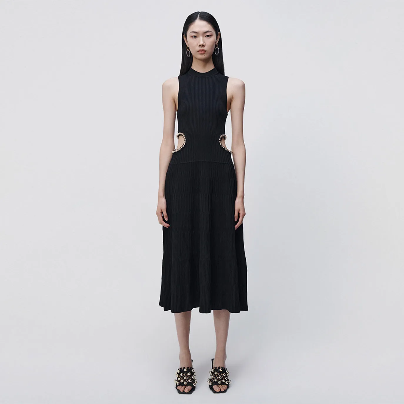 Tommi Compact Rib Midi Dress sold by Simkhai