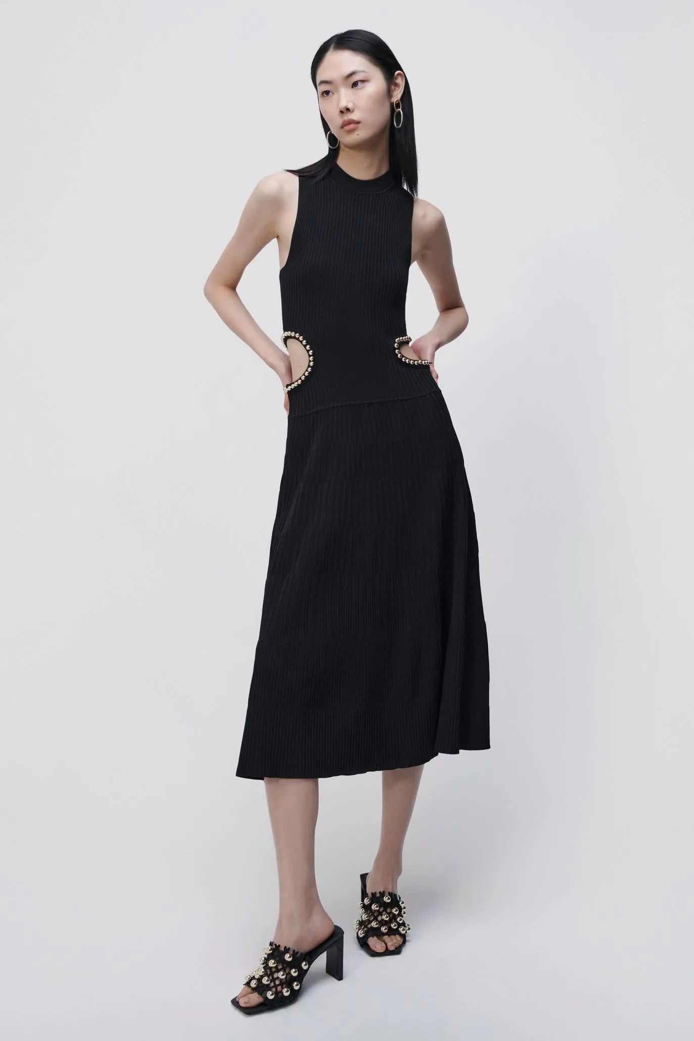 Tommi Compact Rib Midi Dress sold by Simkhai product image thumbnail 2