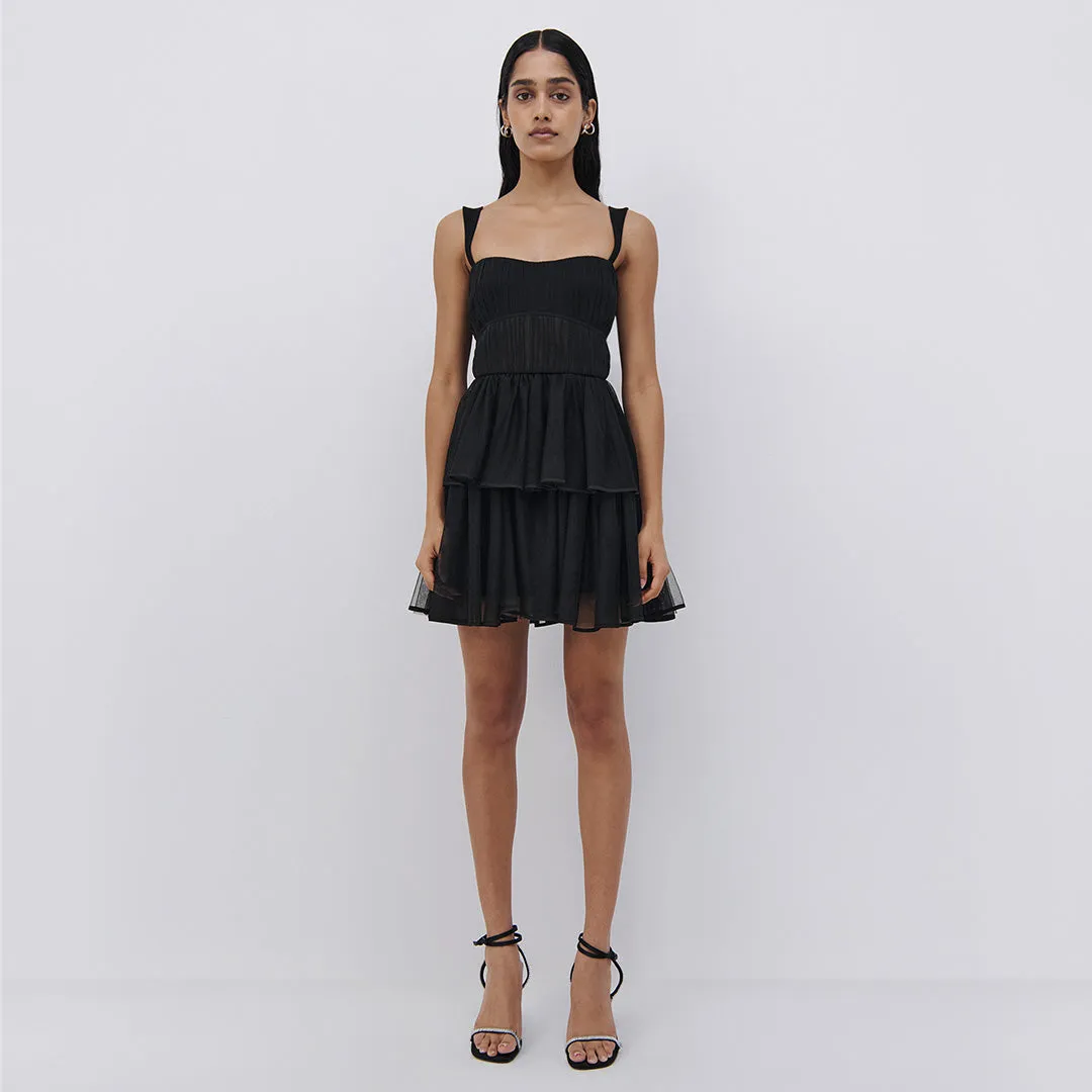 Annabella Tulle Plisse Mini Dress sold by Simkhai