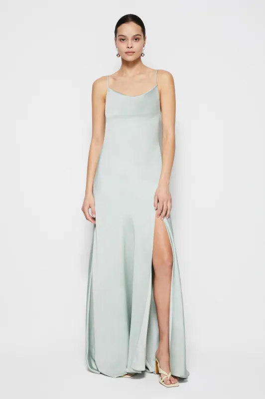Finley Satin Slip Gown sold by Simkhai