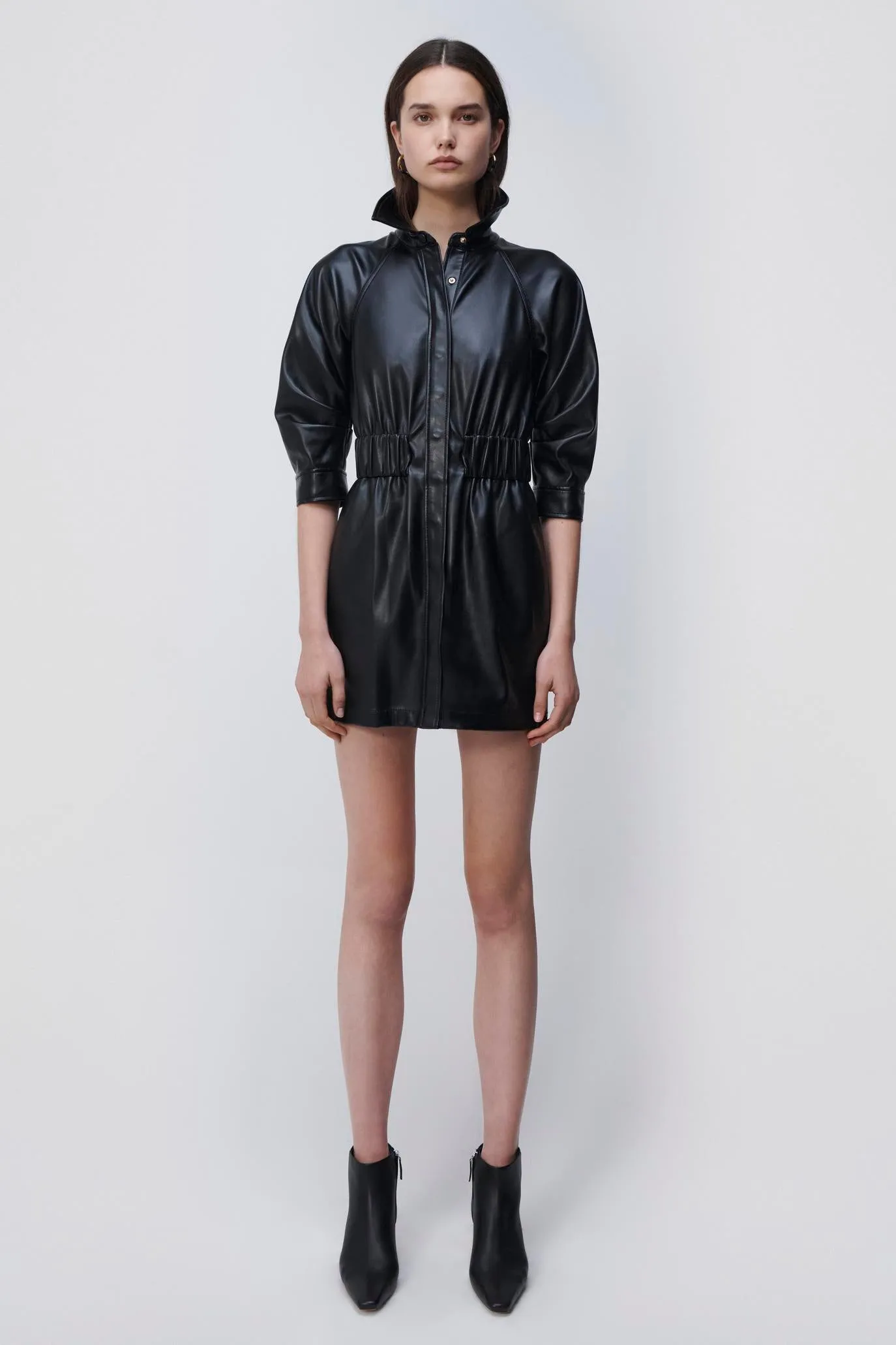 Ashby Vegan Leather Mini Dress sold by Simkhai product image thumbnail 5