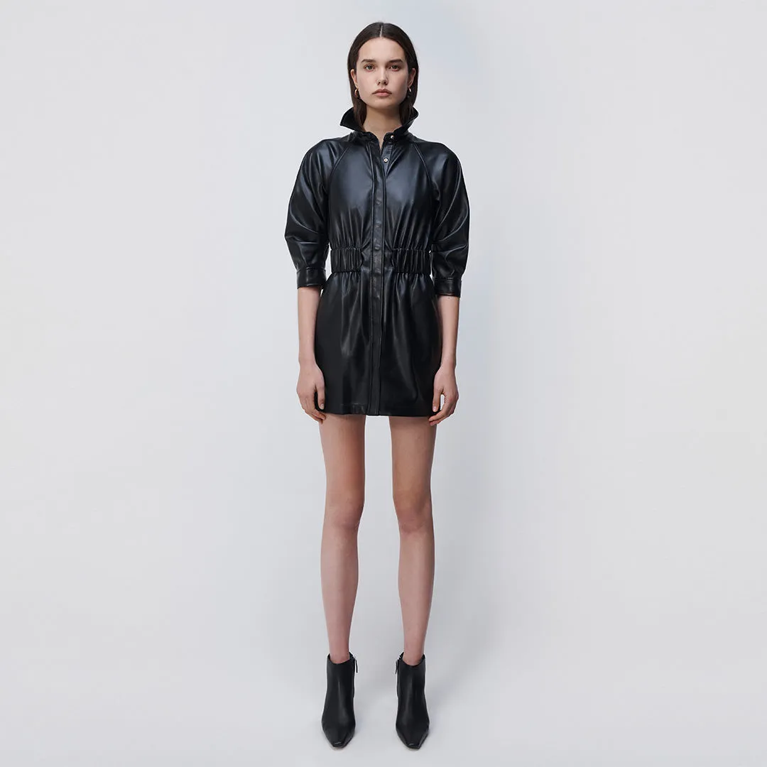 Ashby Vegan Leather Mini Dress sold by Simkhai