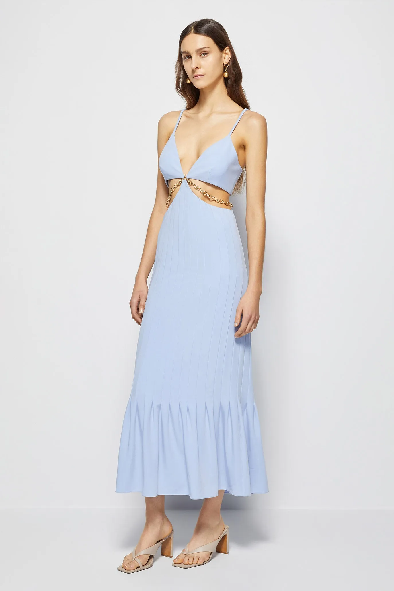 Ayla Eco-Twill Midi Dress sold by Simkhai product image thumbnail 3