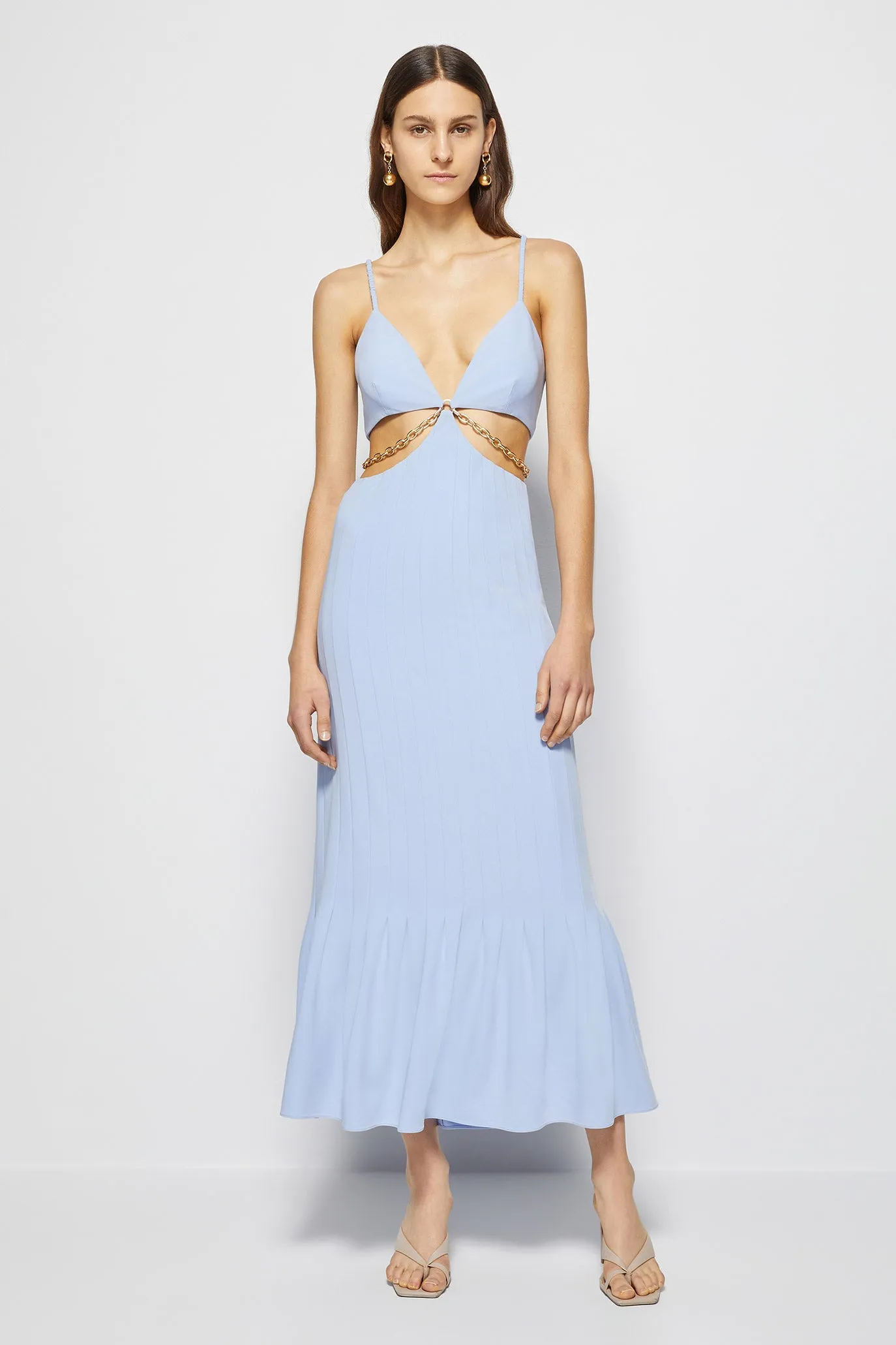 Ayla Eco-Twill Midi Dress sold by Simkhai