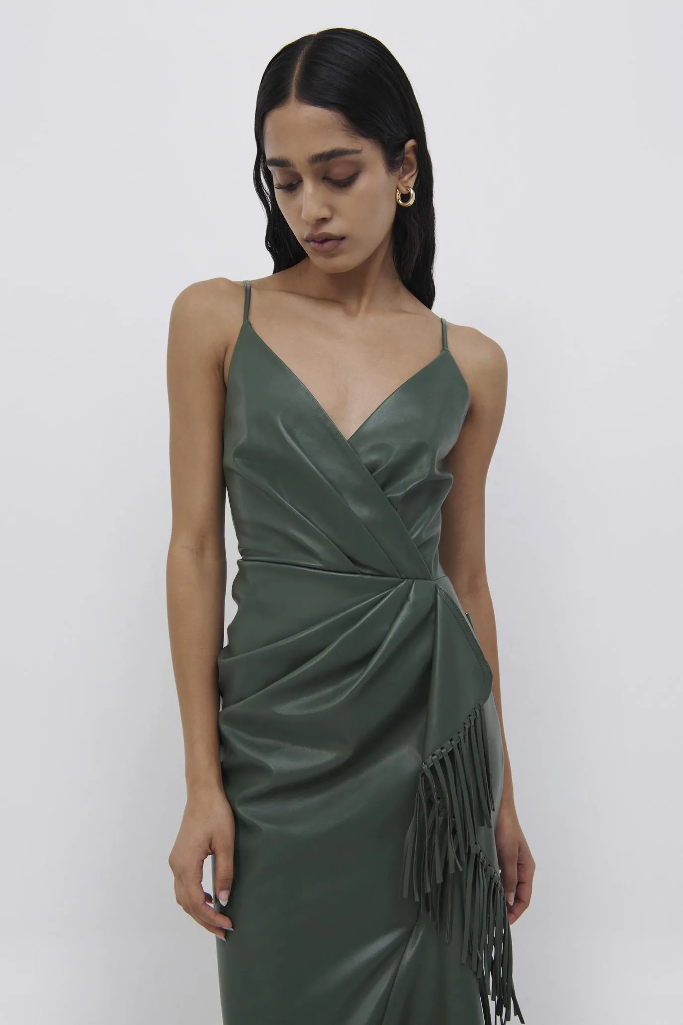 Carlee Vegan Leather Midi Dress sold by Simkhai product image thumbnail 3