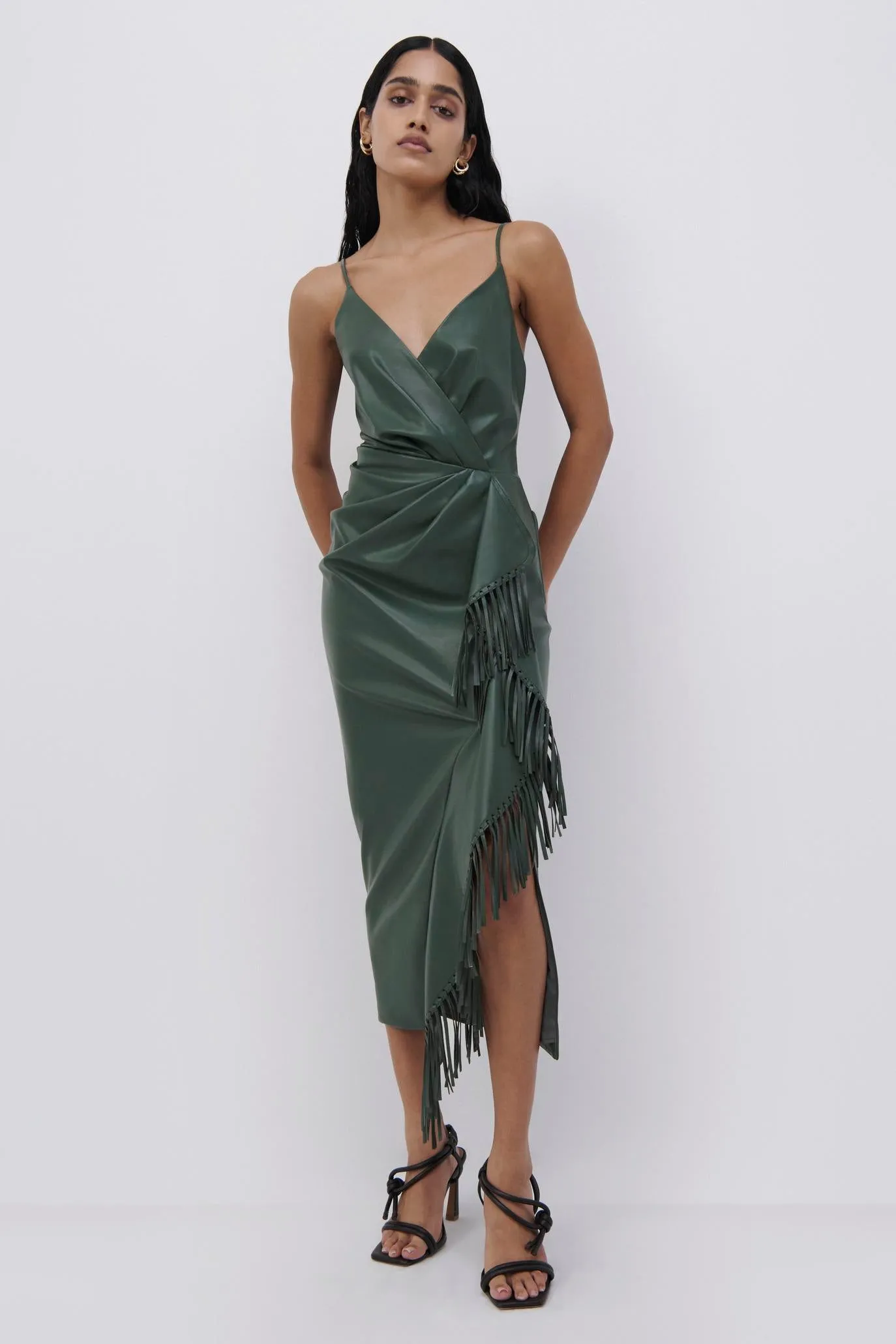 Carlee Vegan Leather Midi Dress sold by Simkhai product image thumbnail 2