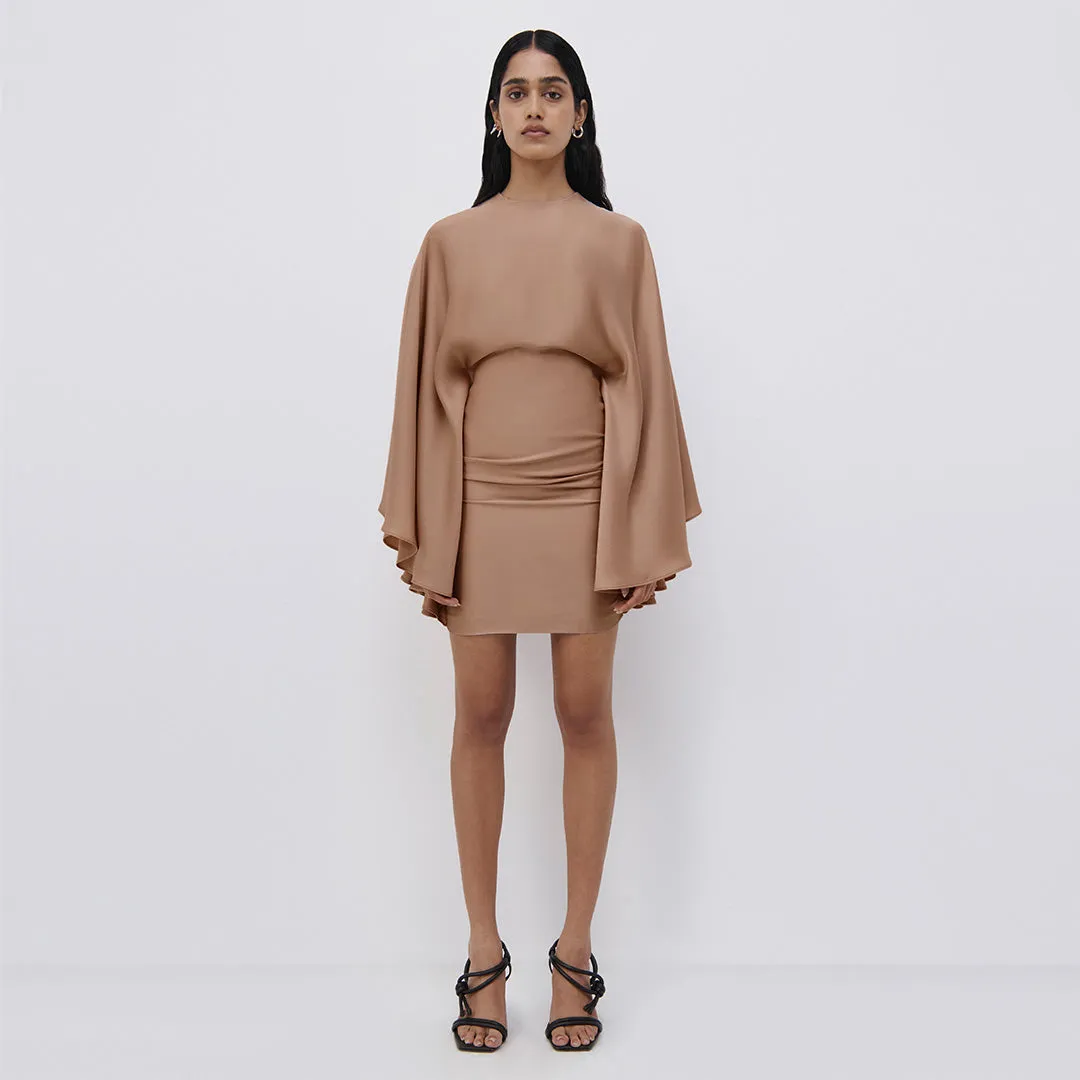 Kadence Bell Sleeve Mini Dress sold by Simkhai