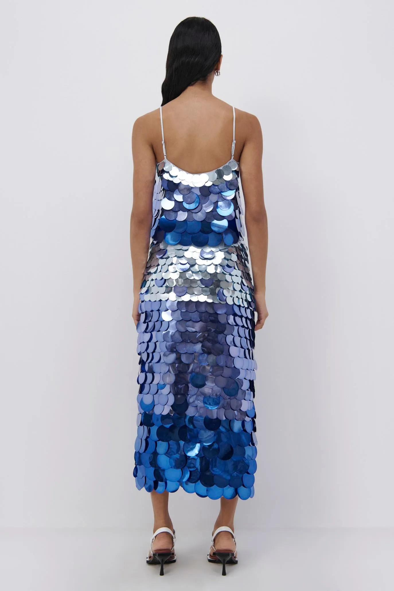 Elvira Ombre Sequin Midi Skirt sold by Simkhai product image thumbnail 5