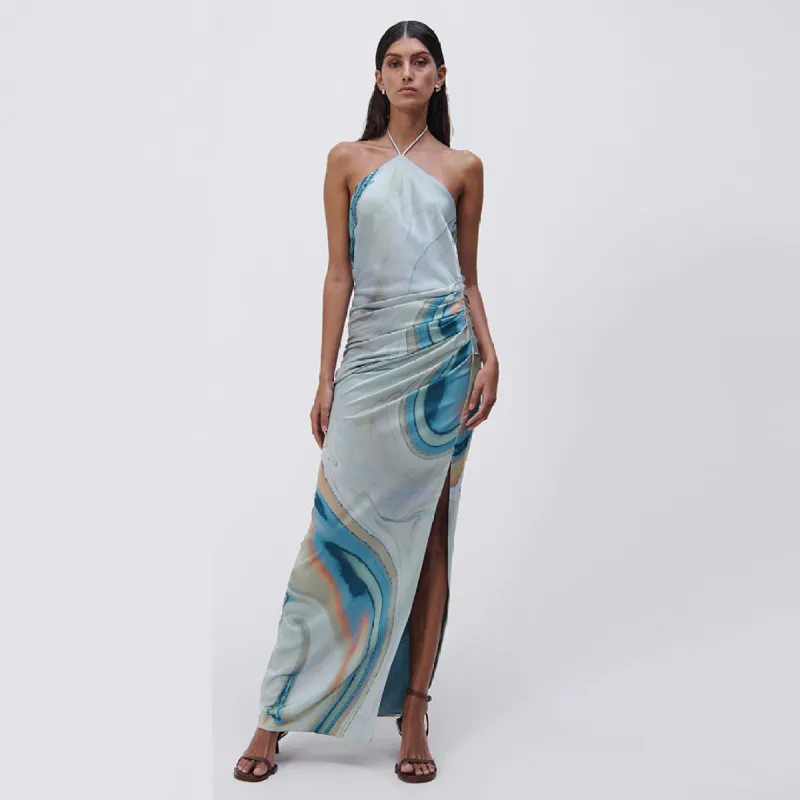 Hansel Satin Gown sold by Simkhai