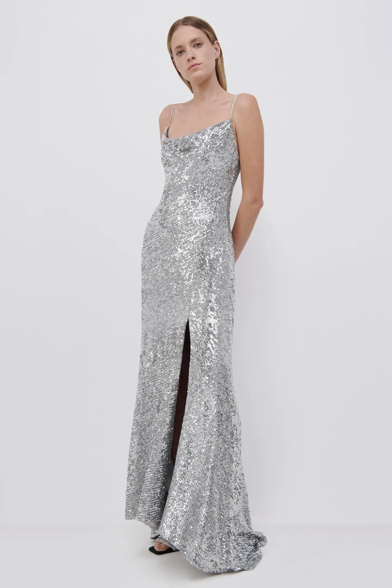 Finley Hammered Sequin Gown sold by Simkhai product image thumbnail 2
