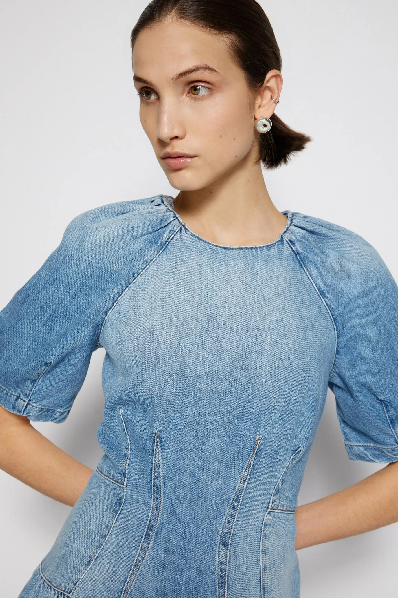 Holland Denim Dress sold by Simkhai product image thumbnail 4