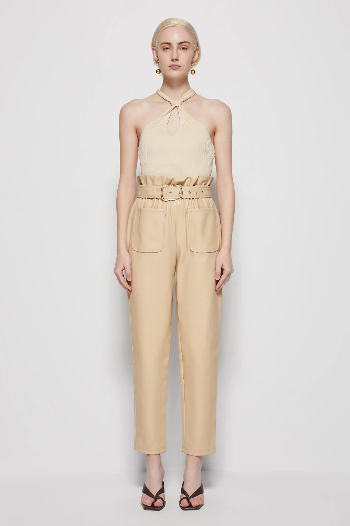 Renata Vegan Leather Pant sold by Simkhai