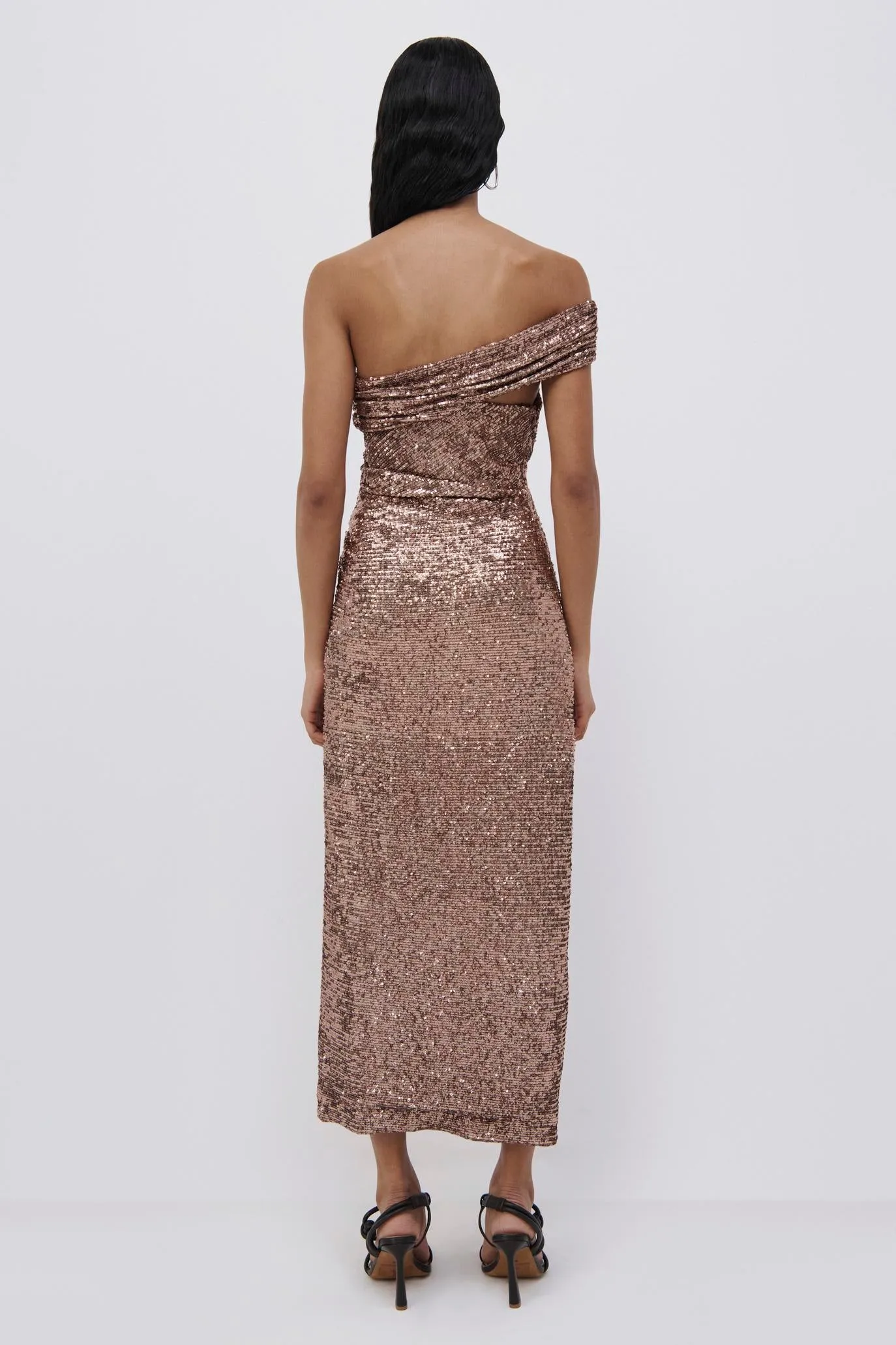 Zay Hammered Sequin Midi Dress sold by Simkhai product image thumbnail 5