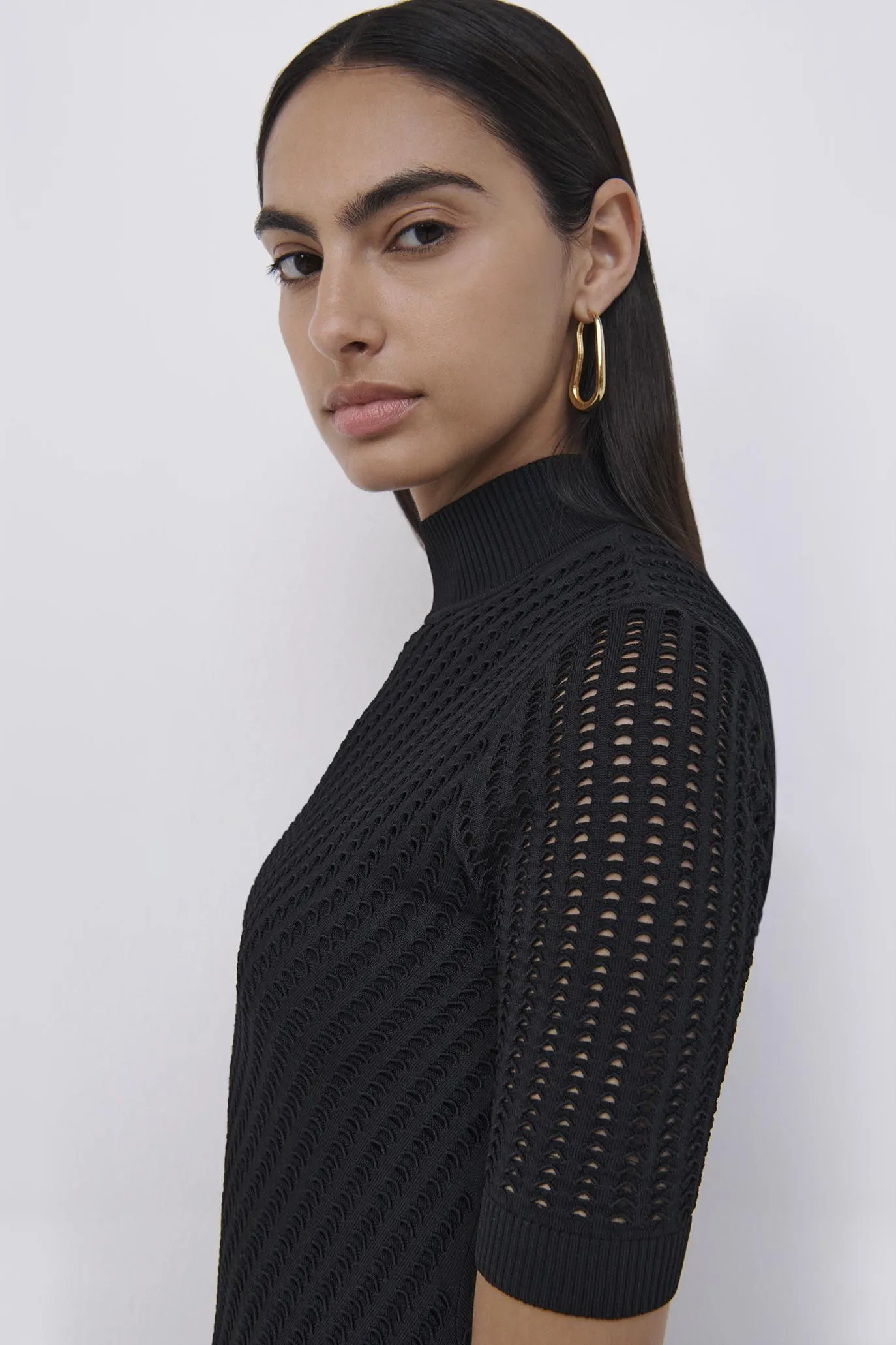 Orla Pointelle Fringe Mini Dress sold by Simkhai product image thumbnail 3