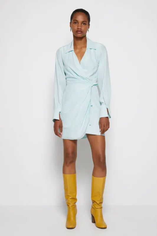 Destiny Essential Wrap Dress sold by Simkhai