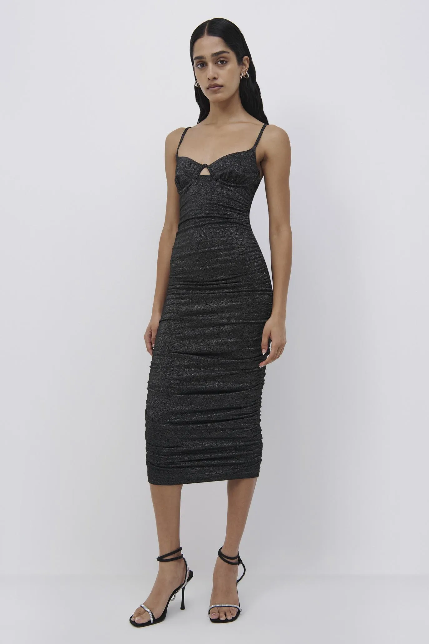 Cristiana Metallic Jersey Midi Dress sold by Simkhai product image thumbnail 5