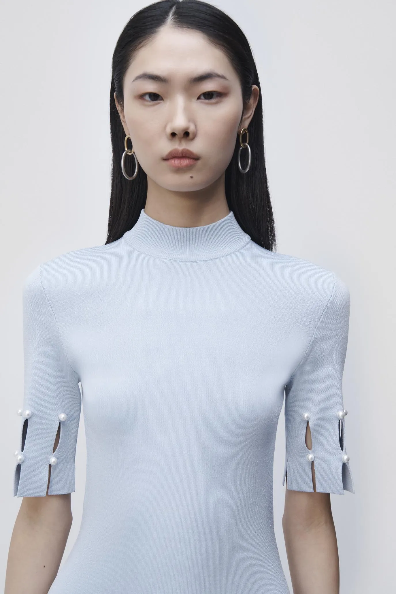 Dina Compact Rib Mini Dress sold by Simkhai product image thumbnail 3