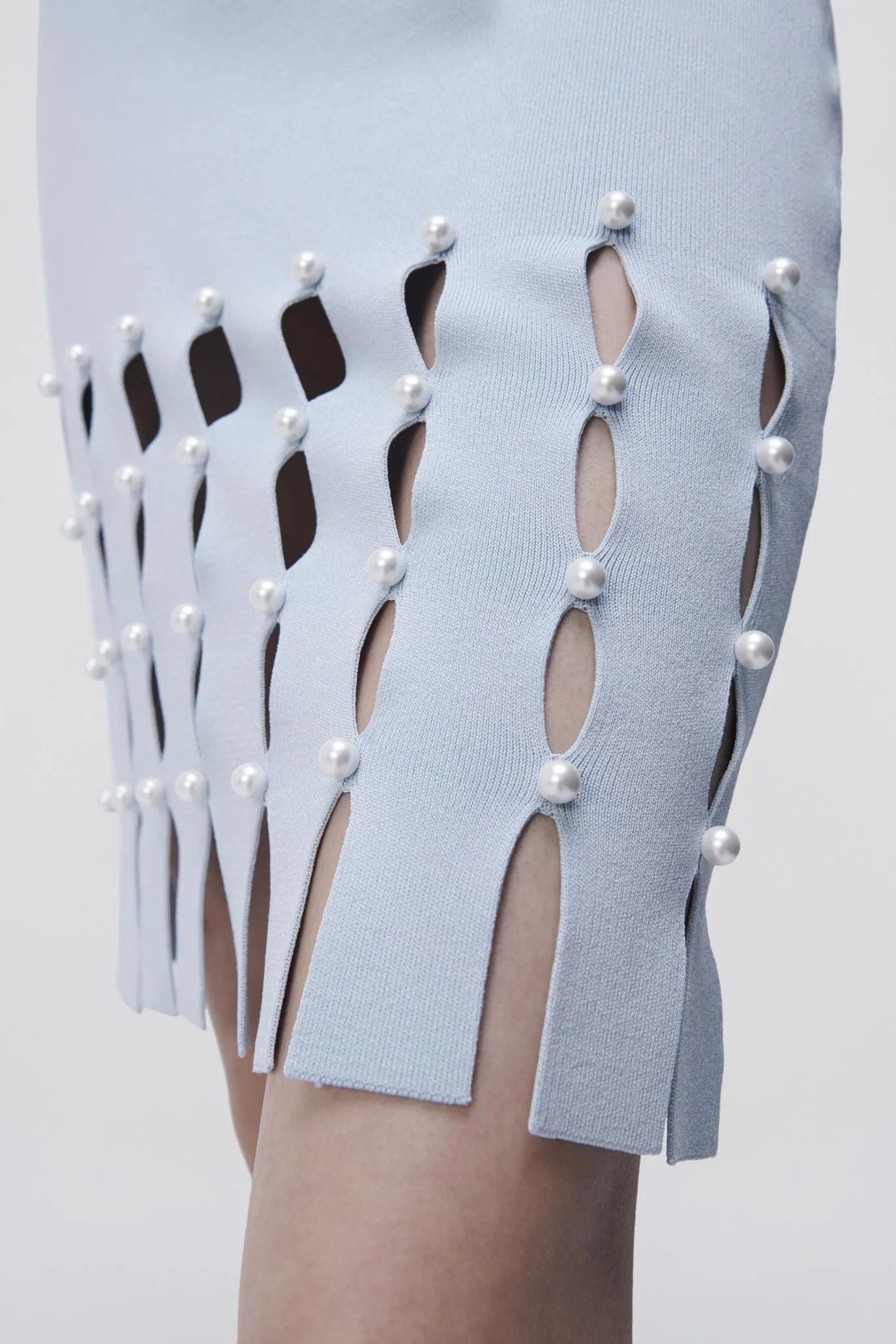 Dina Compact Rib Mini Dress sold by Simkhai product image thumbnail 5