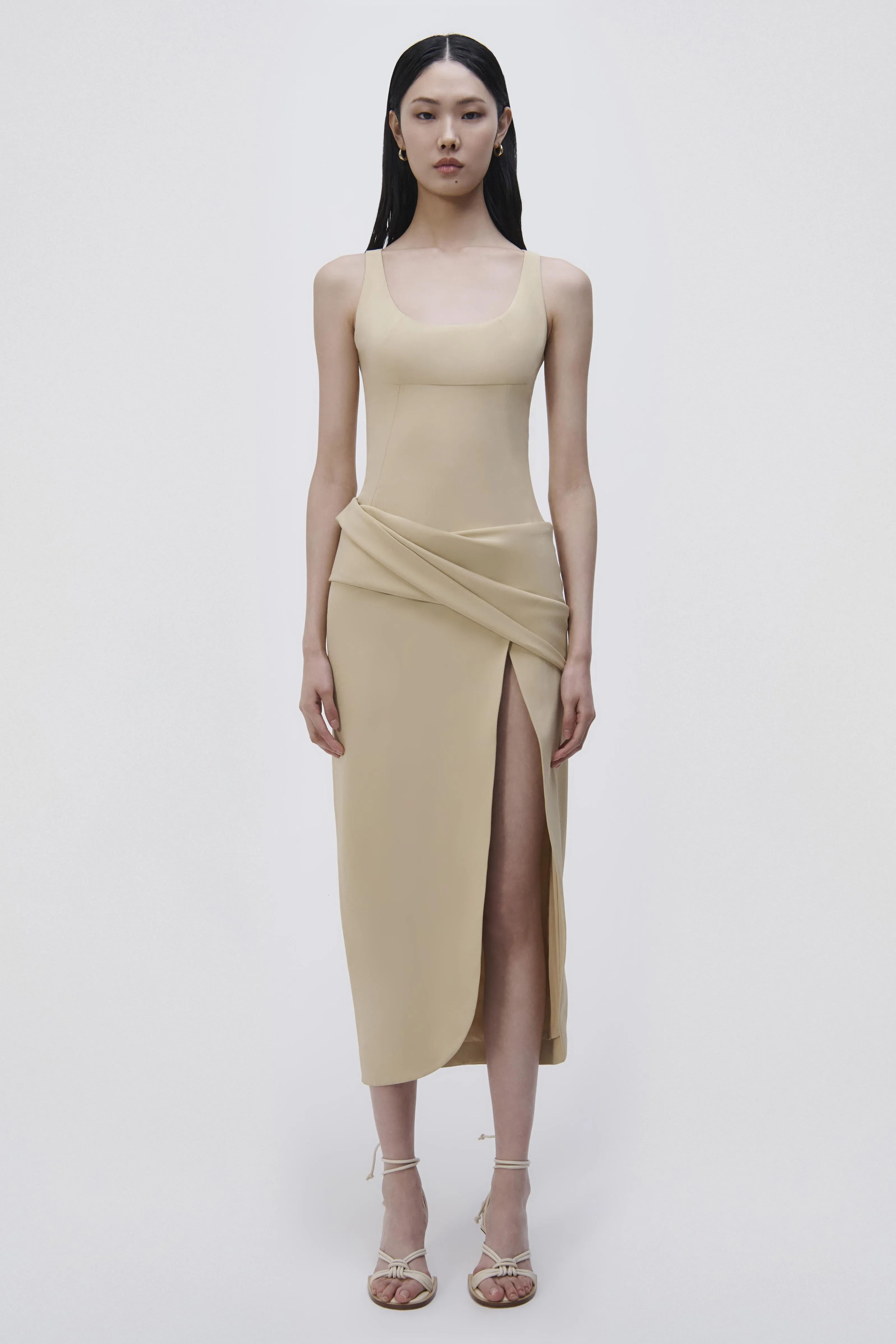 Angeline Draped Midi Dress sold by Simkhai product image thumbnail 5