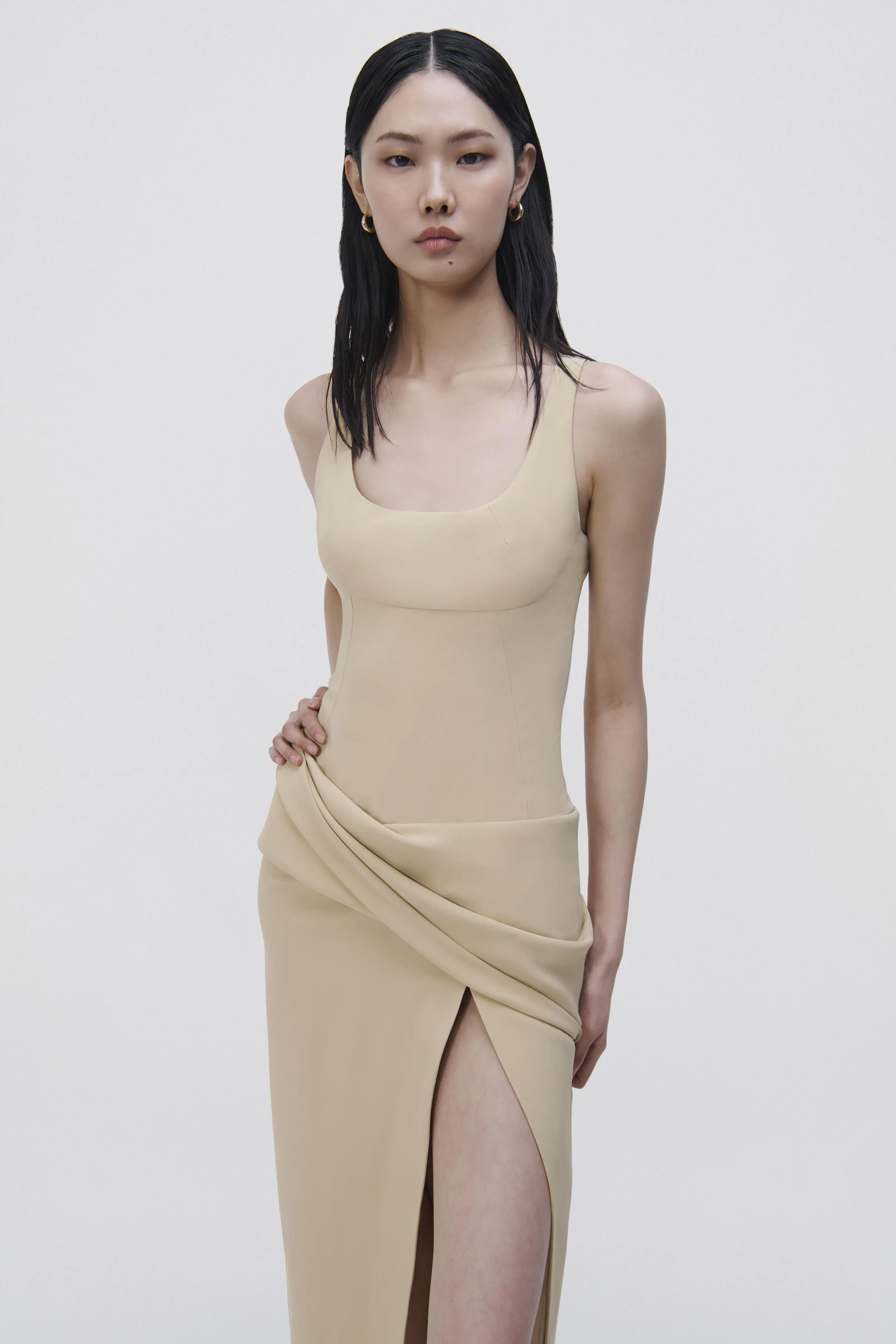 Angeline Draped Midi Dress sold by Simkhai product image thumbnail 2