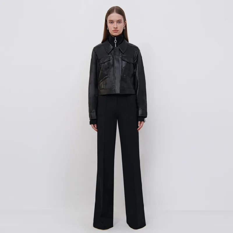 Becka Vegan Leather Jacket sold by Simkhai