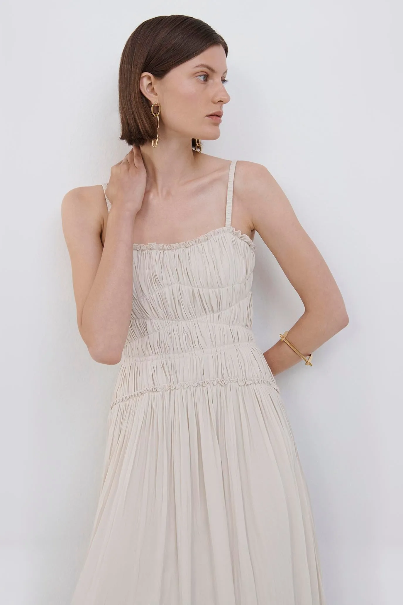 Venus Pleated Midi Dress sold by Simkhai product image thumbnail 5