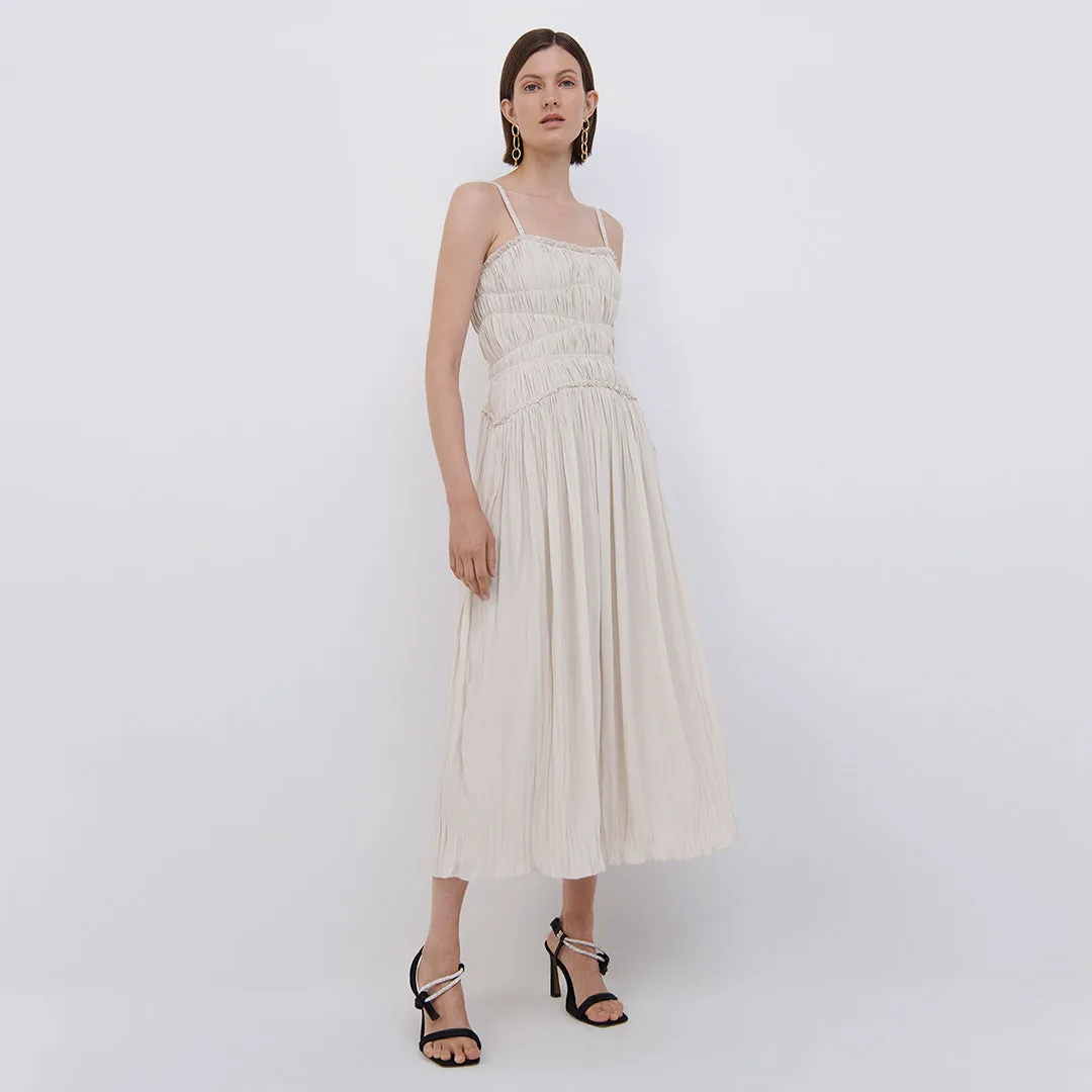 Venus Pleated Midi Dress sold by Simkhai