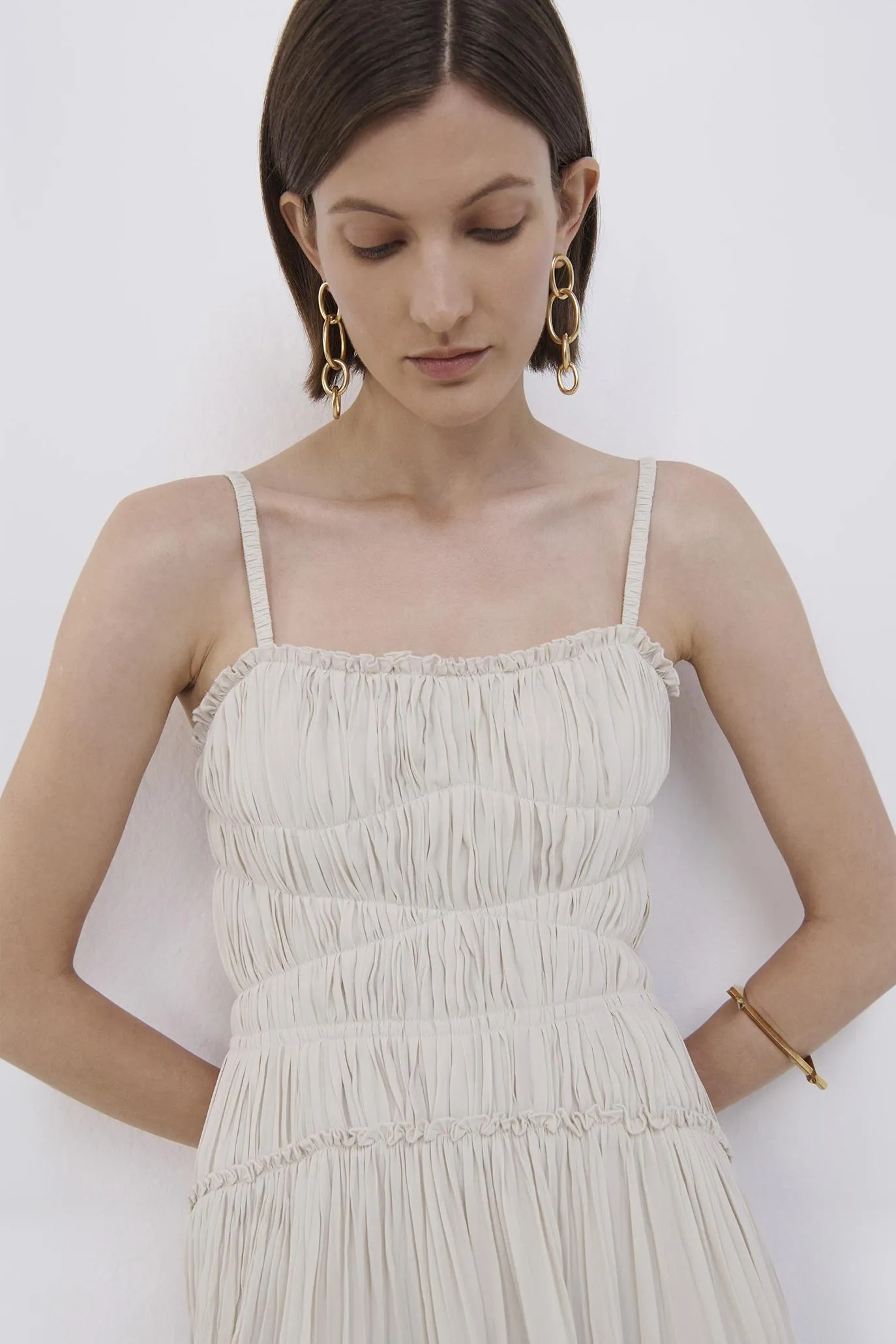 Venus Pleated Midi Dress sold by Simkhai product image thumbnail 3