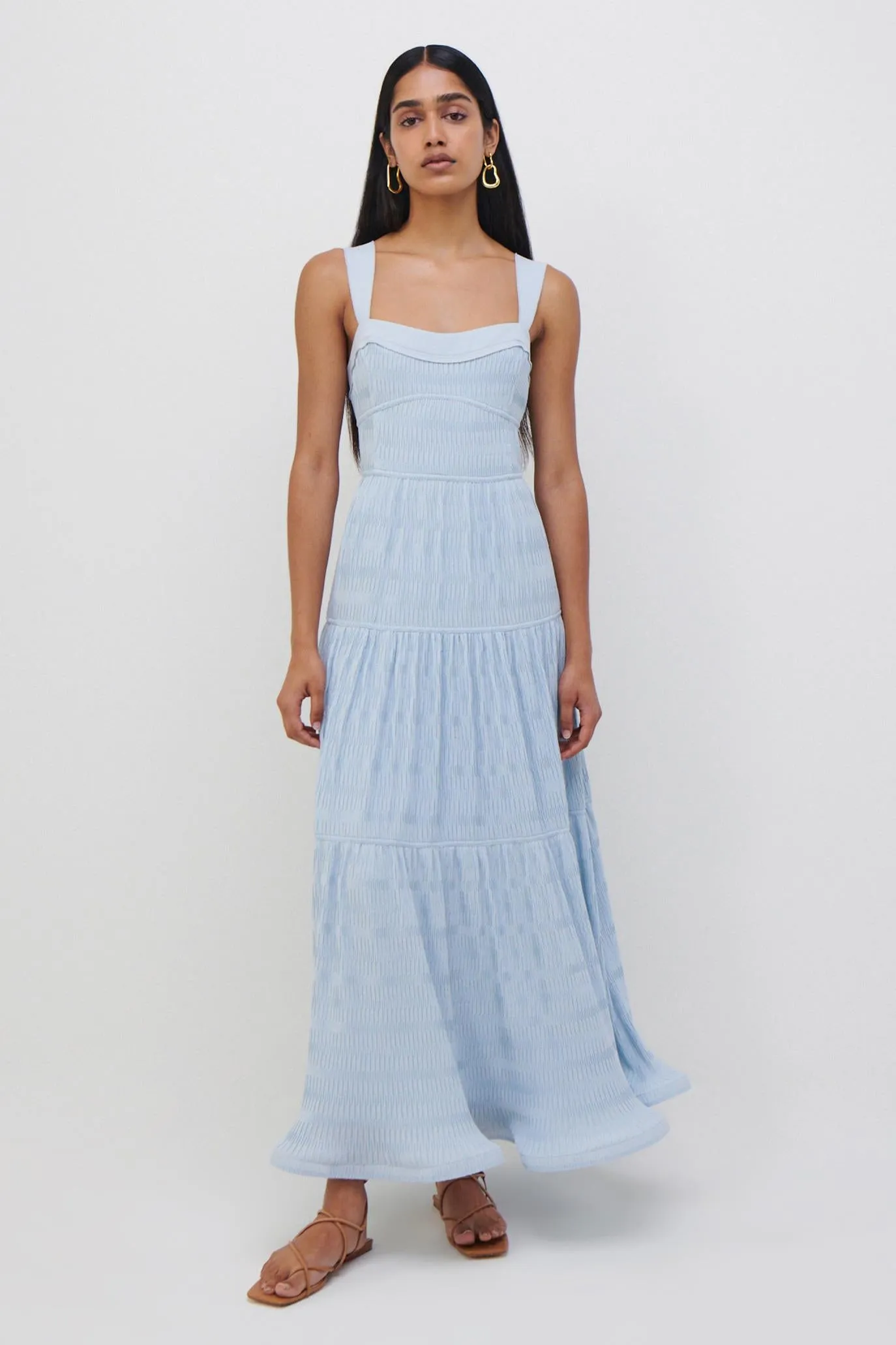 Celeste Plisse Midi Dress sold by Simkhai product image thumbnail 2