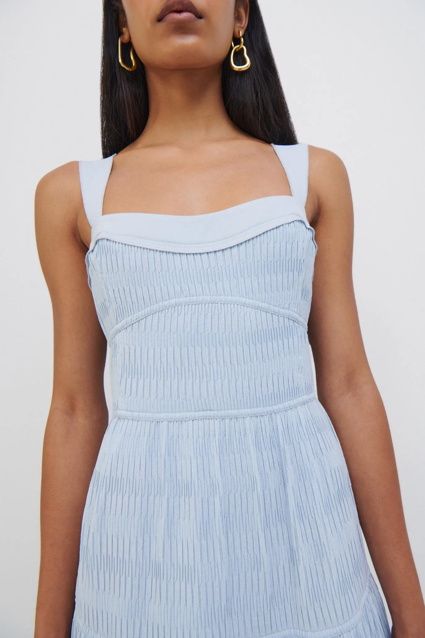 Celeste Plisse Midi Dress sold by Simkhai product image thumbnail 3