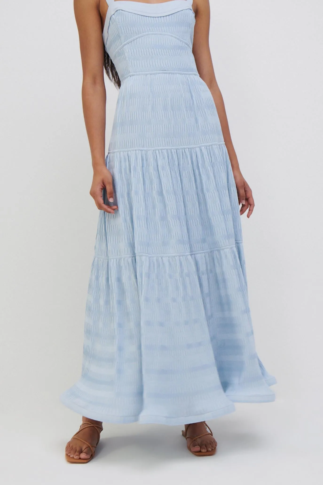 Celeste Plisse Midi Dress sold by Simkhai product image thumbnail 4