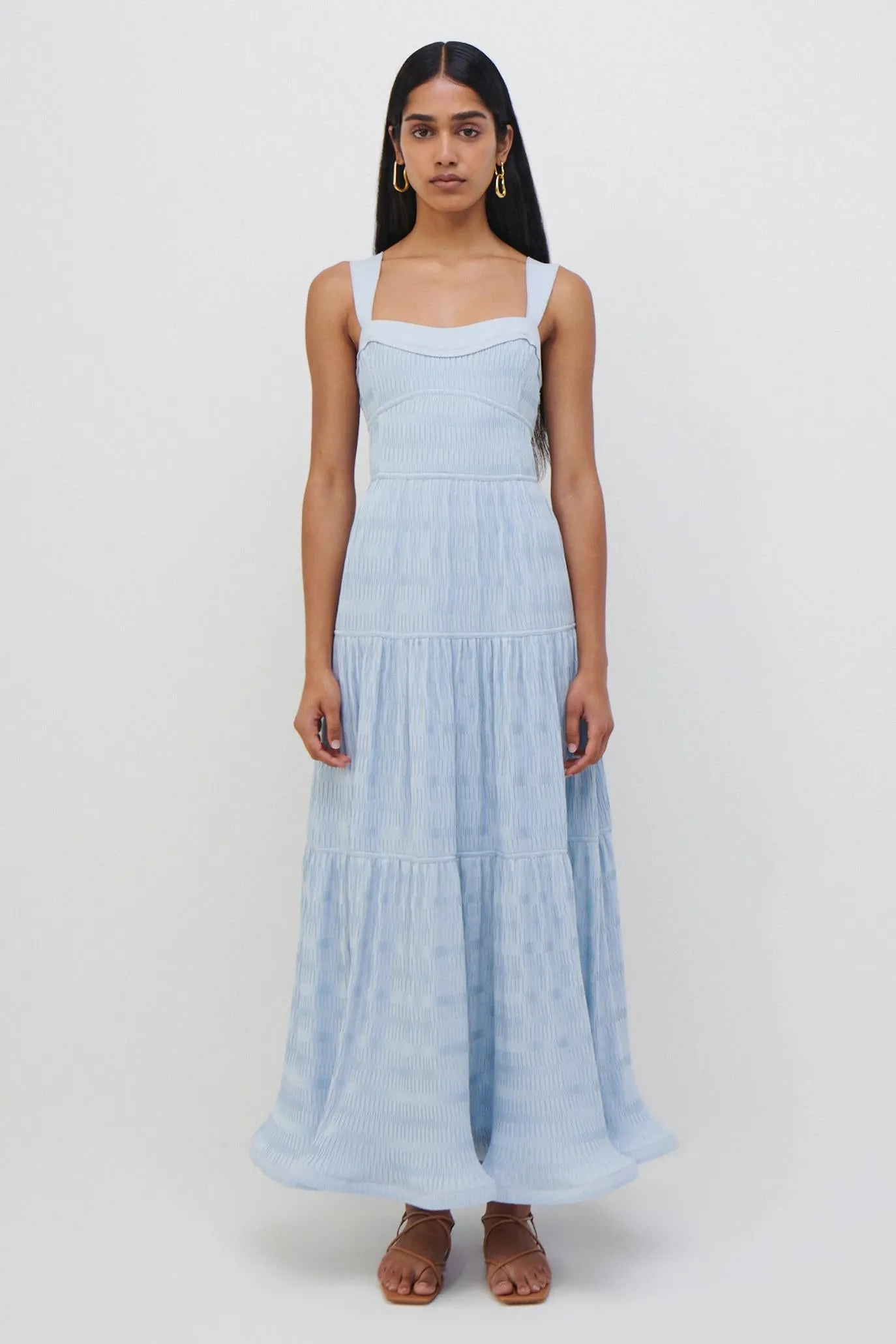 Celeste Plisse Midi Dress sold by Simkhai product image thumbnail 5