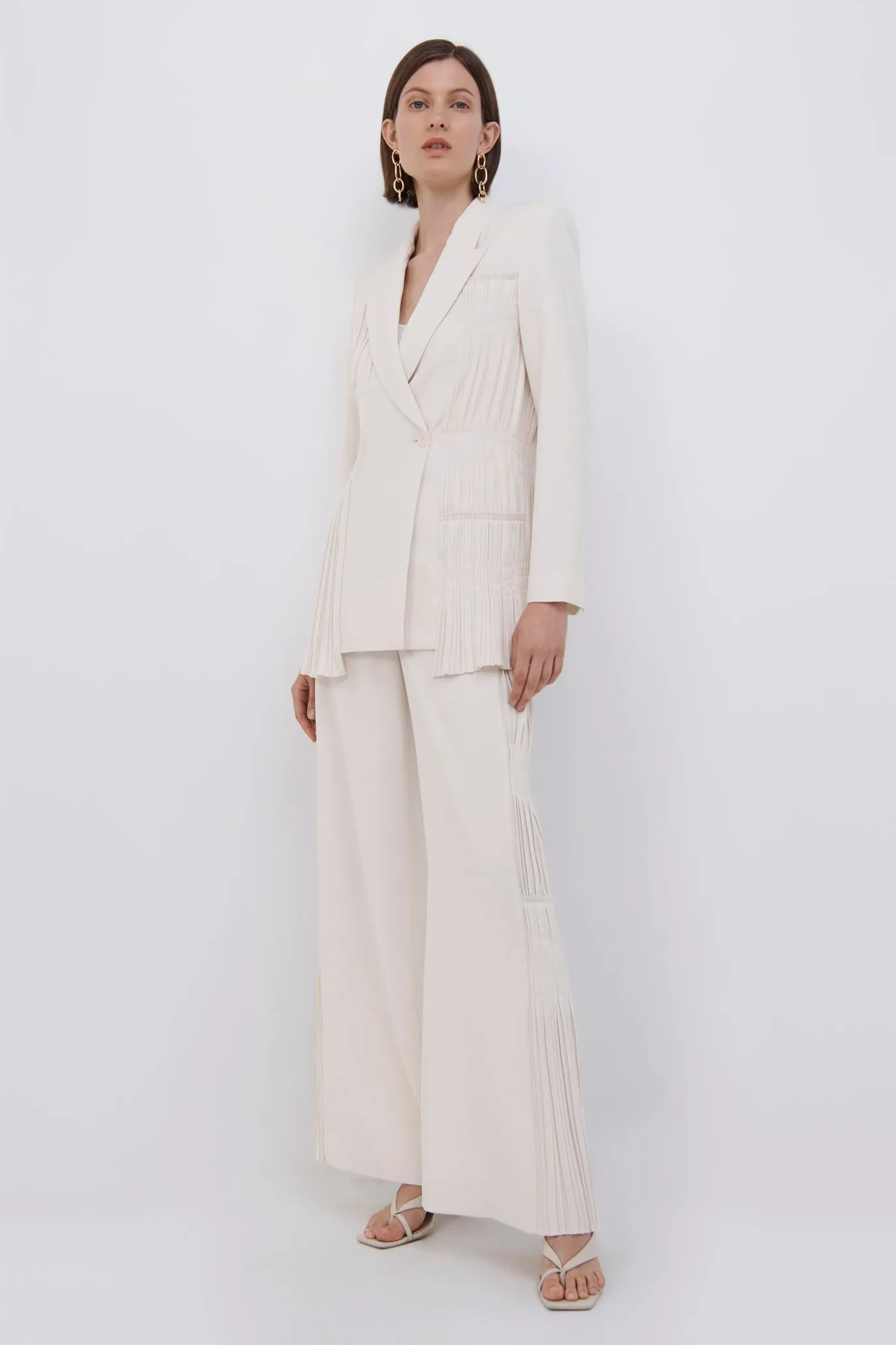 Kerry Pleated Wide Leg Pant sold by Simkhai product image thumbnail 2