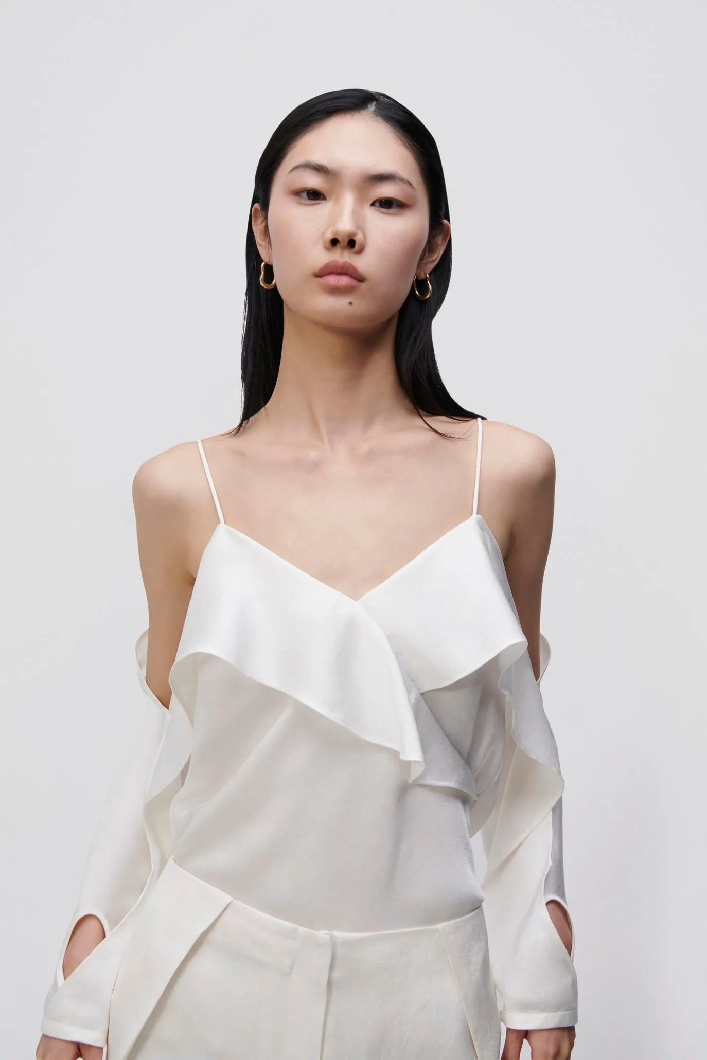 Diane Satin Off Shoulder Top sold by Simkhai product image thumbnail 2