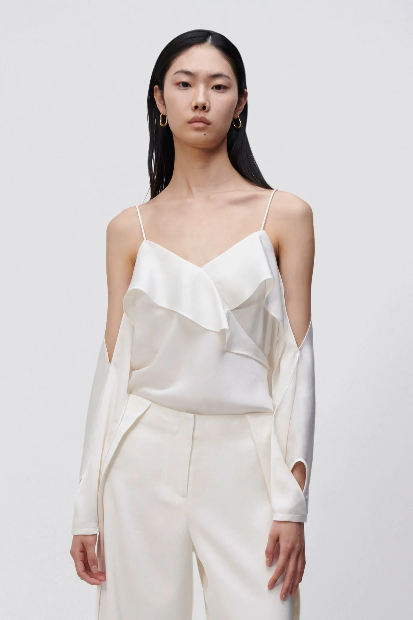 Diane Satin Off Shoulder Top sold by Simkhai product image thumbnail 5