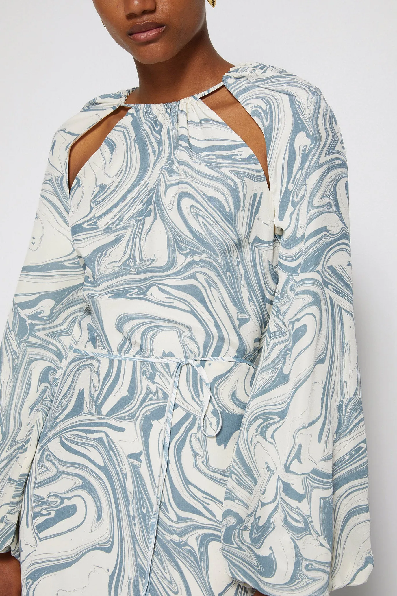 Mellie Marble Print Midi Dress sold by Simkhai product image thumbnail 2