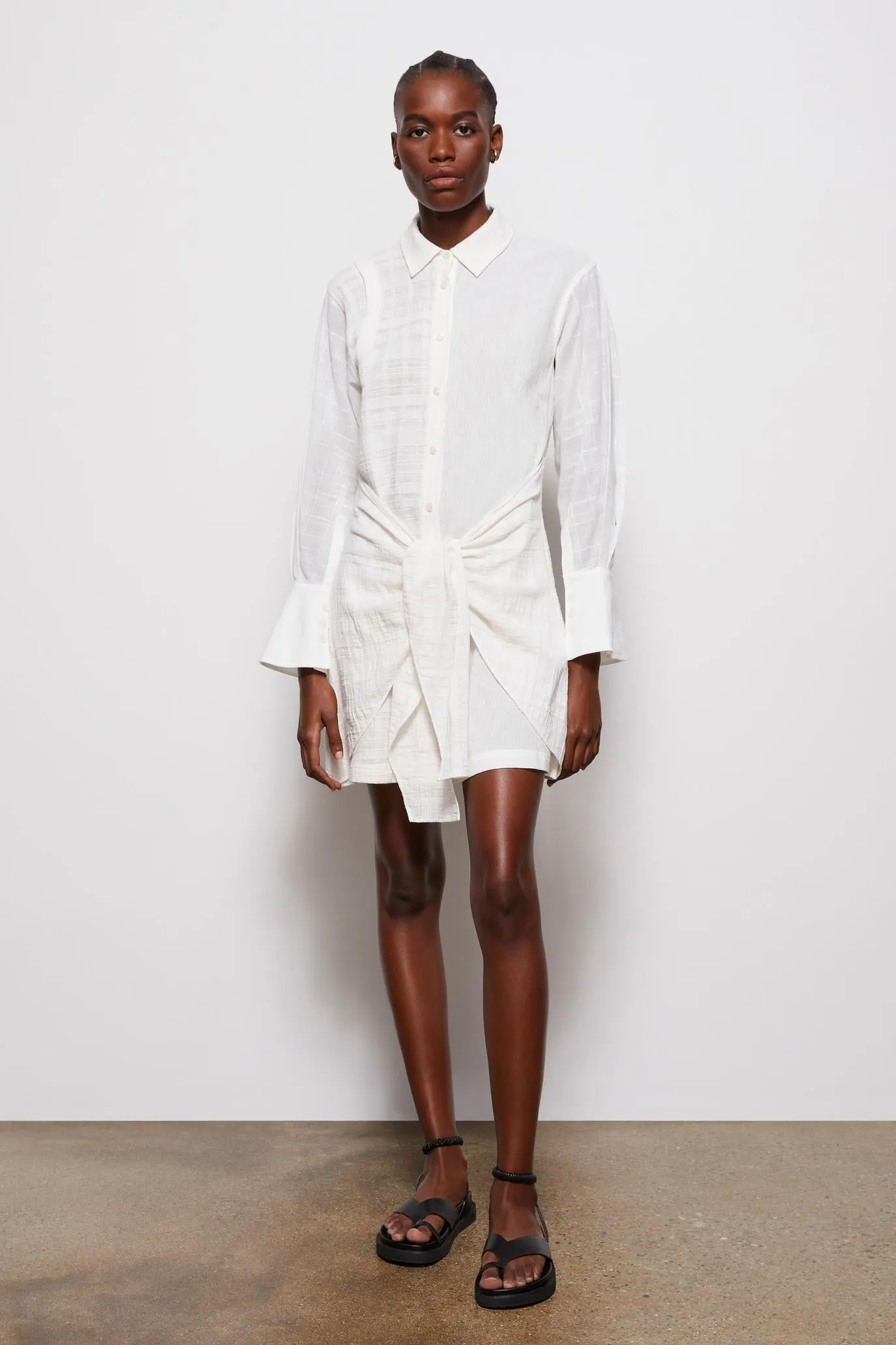 Patchwork Shirt Dress sold by Simkhai